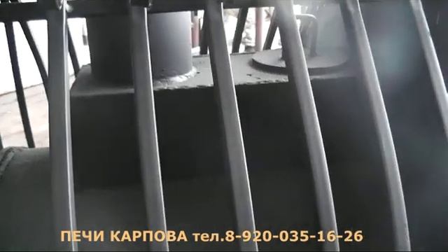 Банная печь "Каменка-2" с элементами ковки и панорамной дверцей смотреть онлайн