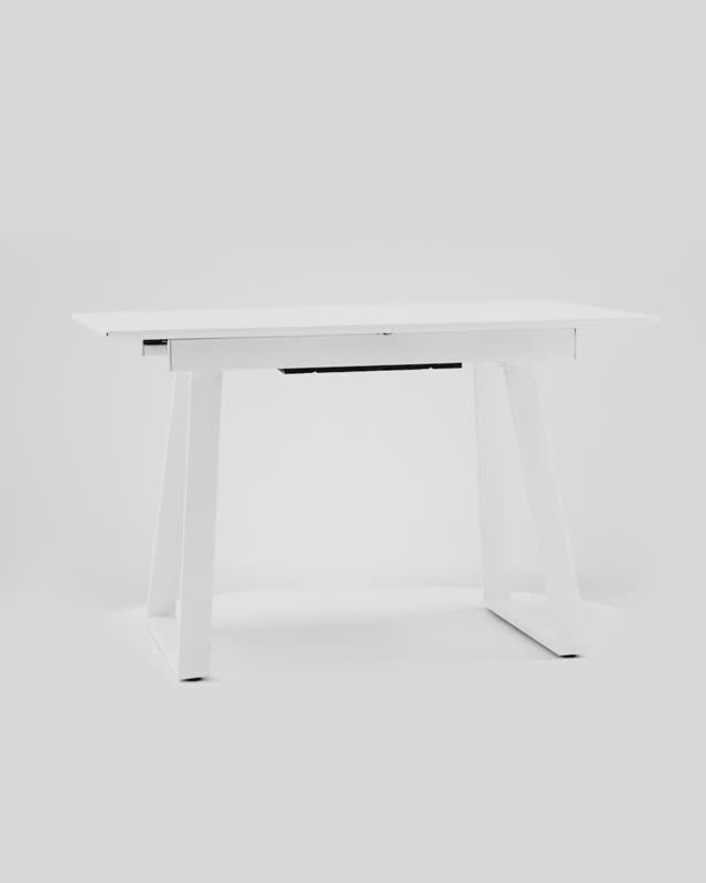 Стол Детройт белый. Обеденный стол в элегантном стиле смотреть онлайн