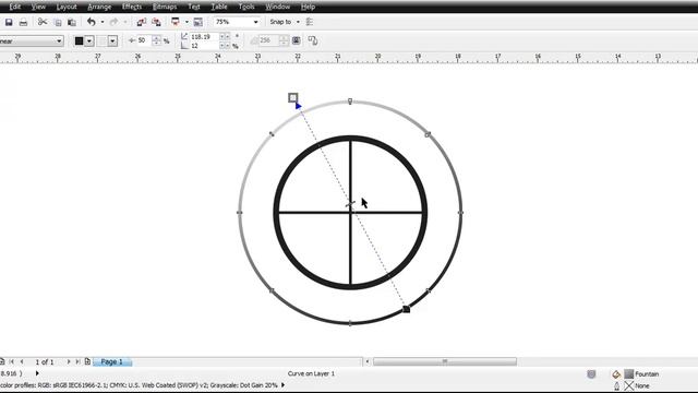 How to draw a BMW logo in CorelDraw| CorelDraw Tutorials | Vector Graphics смотреть онлайн