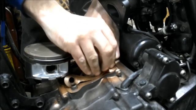 Установка цилиндра Honda XR400 (AHL Cylinder)