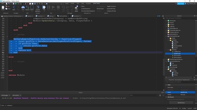 Roblox - Modularization + Data Replication Module Tutorial смотреть онлайн