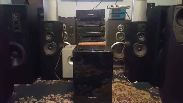 Sub active harman kardon sub ts2bq HKTS & front canton plus xl & denon pma 1080r test смотреть онлайн