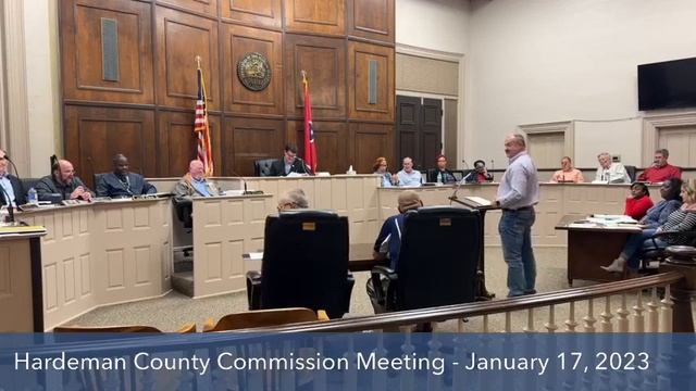 Hardeman County Commission meeting - January 17, 2023 смотреть онлайн