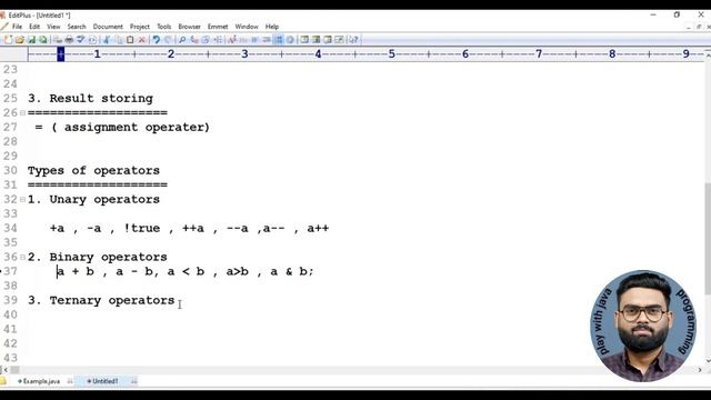 Java Operators || Unary operator || Binary operator || Ternary operator смотреть онлайн