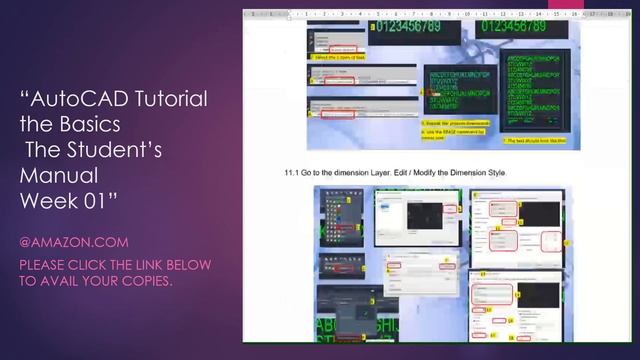 AutoCAD Tutorial the Basics, The Student's Manual, Week 01 смотреть онлайн