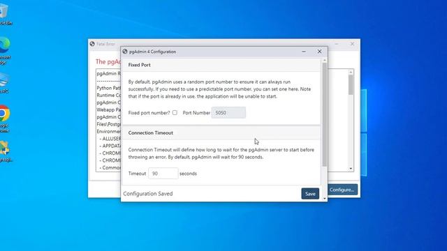 How to fix The pgAdmin 4 server could not be contacted смотреть онлайн