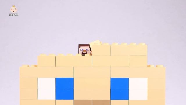 Lego Minecraft Steve and Alex Brick Building Heads Animation смотреть онлайн