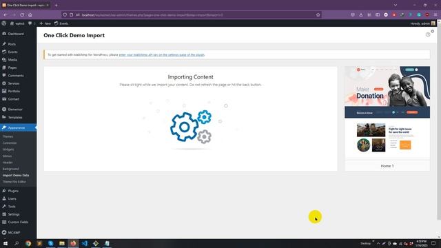 Donakion wp installation and demo import vieo смотреть онлайн