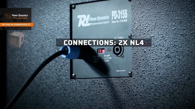 Power Dynamics PD-315S PA Subwoofer 15" 800W 178.909 смотреть онлайн
