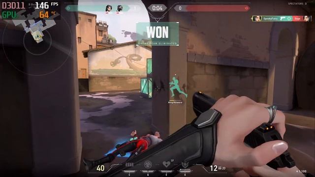 VALORANT Lenovo Legion 5i (2022) 3070 Ti /1440p - FPS Test Gameplay смотреть онлайн