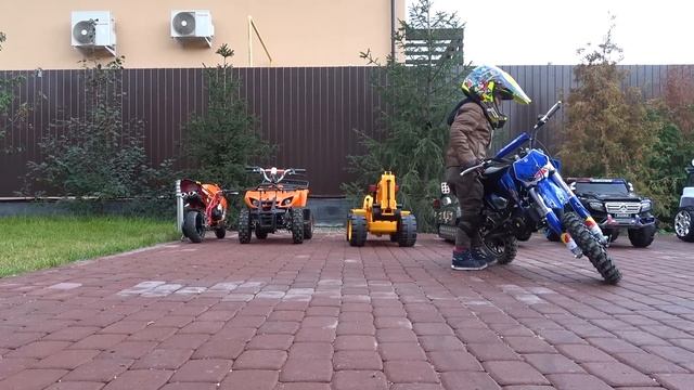Baby Biker: 4-Year-Old Ride On Pocket Bike And Cross Bike Stunts, Drifts & Wheelies