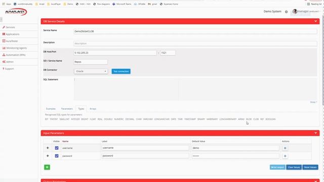 DB Service which invokes an SQL Statement that includes a CLOB or BLOB смотреть онлайн