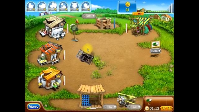 Веселая ферма 2 Веерная 2 FarmFrenzy на золото смотреть онлайн