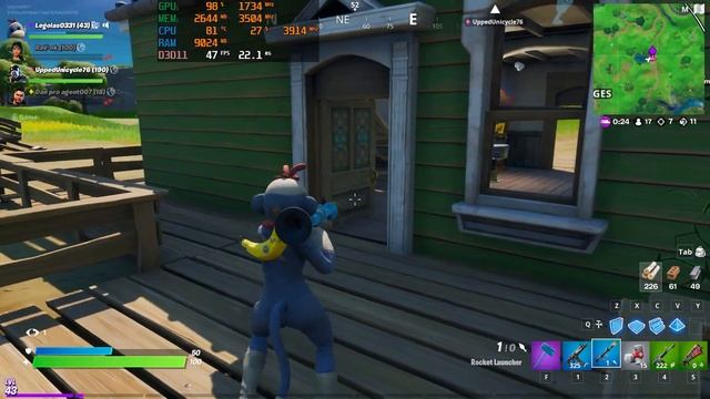 FORTNITE Chapter 2 - GTX 1050 TI + i7-8750h | Epic Settings | 1080p | смотреть онлайн