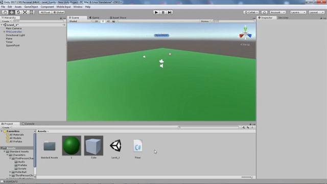 Таймер и создание объектов в Unity смотреть онлайн