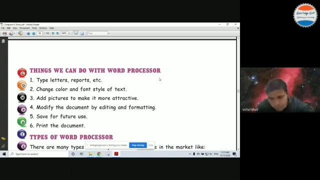 Topic : word processor | 11-11-2020| MEET RECORDING | Level 4 смотреть онлайн