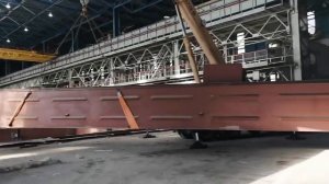Поставка мостового крана гп 32 т  Погрузка крана  Монтаж крана  Ремонт редуктора оборудования