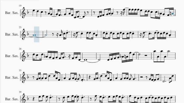 Baritone Sax Sheet Music: How to play Dream On by Aerosmith смотреть онлайн