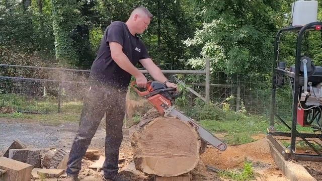 Makita EA 5600 F Chainsaw Muffler Mod смотреть онлайн
