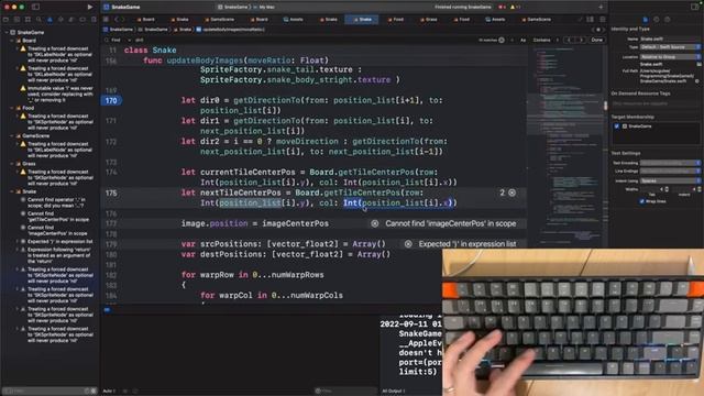 (ASMR) Coding a Snake Game in Swift and Xcode with Keychron K2 Wireless. Part 5. (No Tutorial) смотреть онлайн