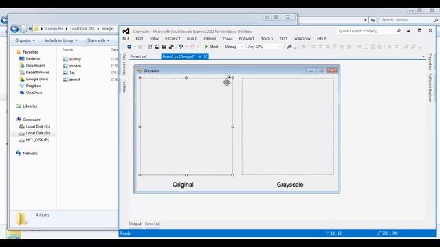 Visual Studio | Convert a color image into Grayscale in C# смотреть онлайн