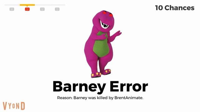 Barney Error 14 (Community Guidelines Strike Edition) смотреть онлайн