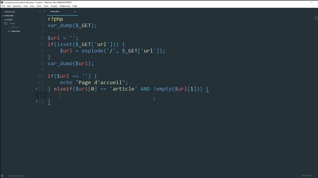 TUTO PHP - CRÉER UN ROUTER смотреть онлайн