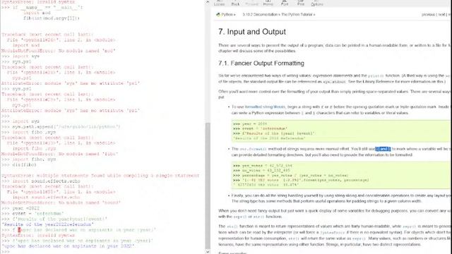 day6 python doc 3.10 | live coding | raw code смотреть онлайн