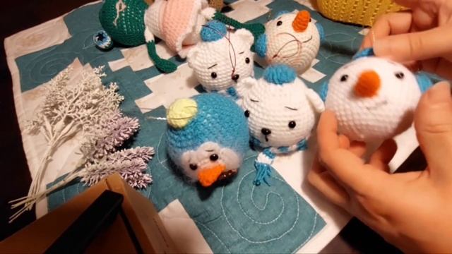 Вязалочки, игрушки к 2023 НГ. смотреть онлайн