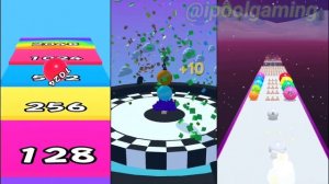 Ball Run 2048 ? Bump MERGE 2048 ? Stack Rider Gameplay walktrough android iOS