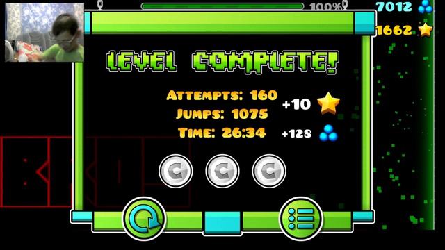 Nine Circles By Zobros|Вебка!|Geometry dash [3]|(2 часть) смотреть онлайн