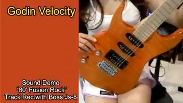 Godin Velocity \\\" 80\\\' Fusion Rock \\\" Demo Track смотреть онлайн