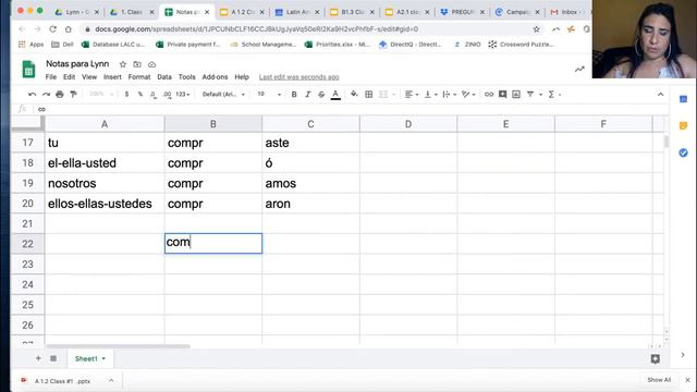 Spanish Preterite regular verbs part l смотреть онлайн