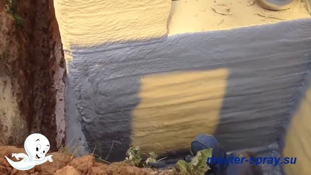 Гидроизоляция фундамента полимочевиной смотреть онлайн