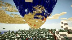 Minecraft Tornado mod 1.2.5 with Shaders (Weather and Tornadoes v1.0)