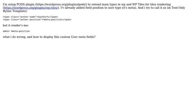 Wordpress: Custom User meta field display смотреть онлайн
