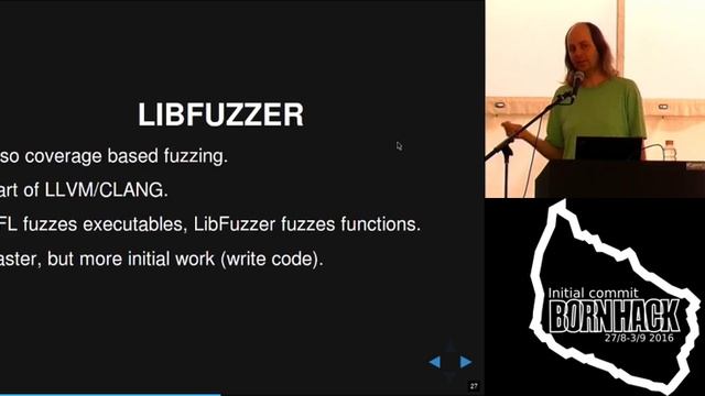 BornHack 2016 - Hanno Böck - American Fuzzy Loop and Address Sanitizer смотреть онлайн
