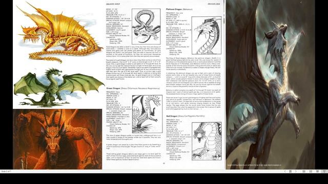 A short clip about Gold Dragons from (Advanced D&D 1st Ed Monster Manual Review Part 4 Dragons). смотреть онлайн