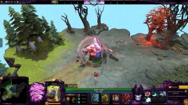 Dota 2 Pudge Immortal Ripper's Reel with Stache Trapper's Treachery Kinetic Gem Mix Set
