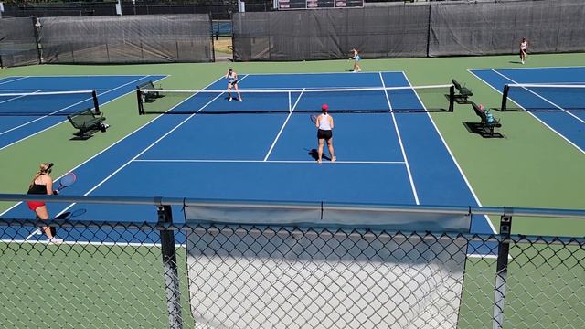 Doubles Match Performance Camp at Harvard (Elizabeth Gardner ~ in red and black)(5) смотреть онлайн