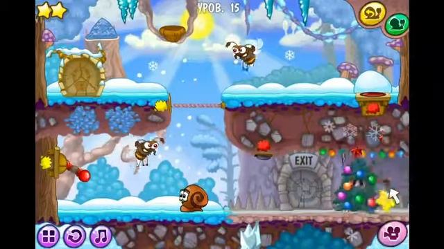 Улитка Боб 6: Зимняя сказка (Snail Bob 6: Winter Story): смотреть онлайн