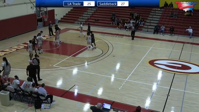 Saddleback Bobcats Basketball vs LA Trade Tech смотреть онлайн