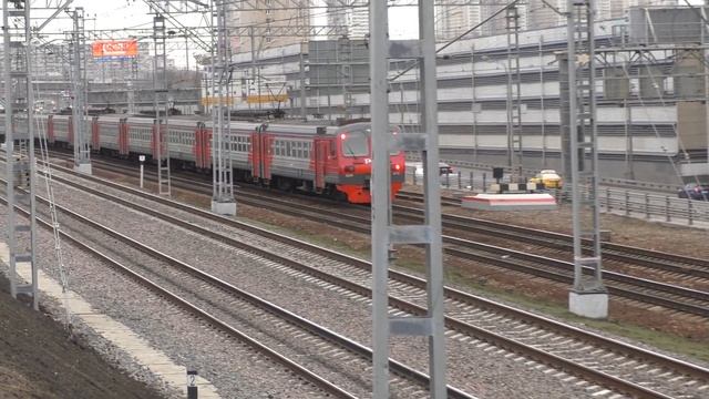 Белорусское направление МЦД-1. Подвижной состав МЦД и другие поезда. смотреть онлайн