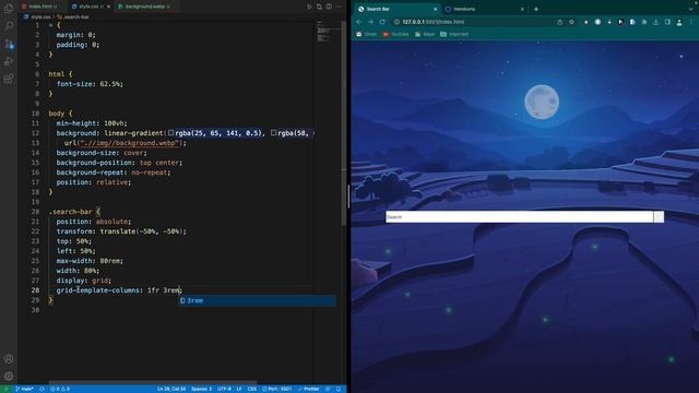 How to Create a Transparent Search bar using HTML and CSS || Free Source Code смотреть онлайн
