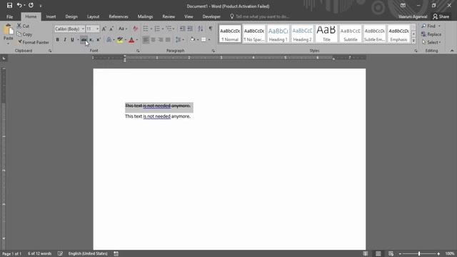 How to Strikethrough Text in Microsoft Word смотреть онлайн
