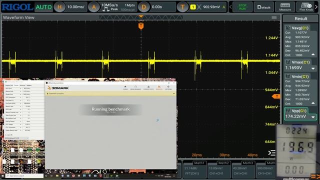 Checking the core voltage regulation of a repaired ASUS GTX 570 DCUII смотреть онлайн