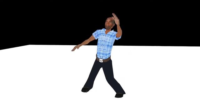 JOSS the Old man dancing 3d blender 2.79 by taola Creation смотреть онлайн