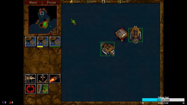 Warcraft II: Tides of Darkness (1995) - Orc Campaign - Mission #7 - The Fall of Stromgarde - 1080p смотреть онлайн