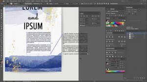 По работе с Adobe Illustrator. Урок 14. Абзацы