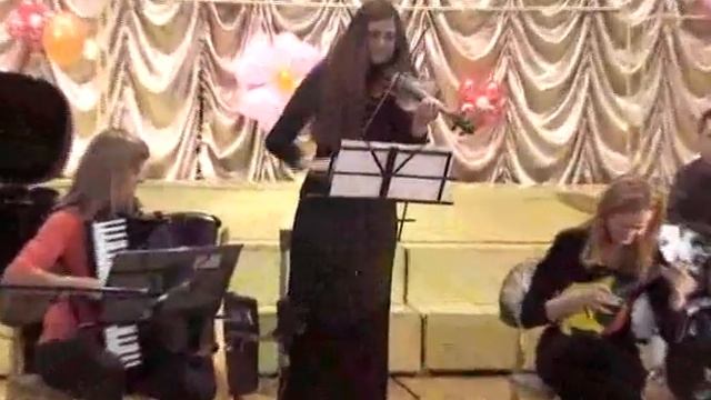 Макаренко "Жаворонок" Аккордеонистка Анастасия Бурмистрова и ансамбль "Серпантин" Новосибирск смотреть онлайн